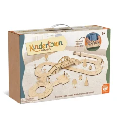 Kindertown Roads Wooden Montessori Building Set