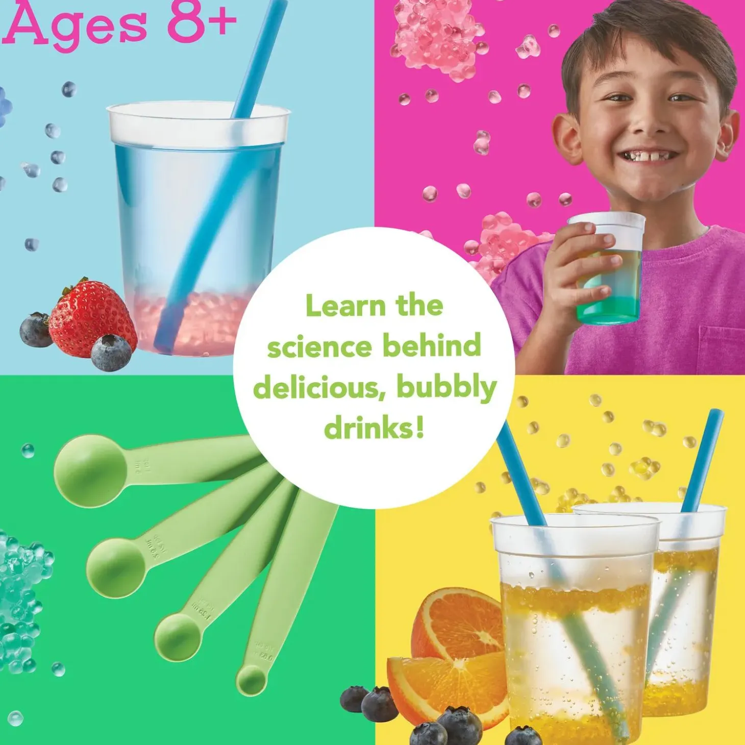Kitchen Science Academy Bubble Barista Drink-Making Kit
