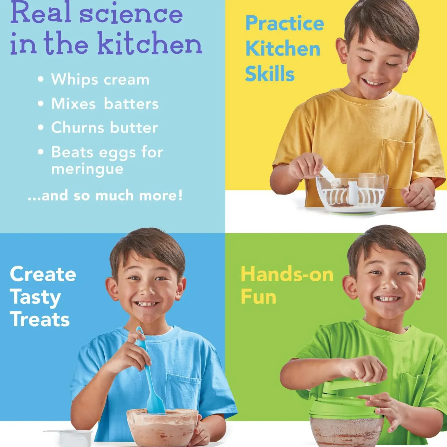 Kitchen Science Academy Wonder Whipper Cooking Set for Kids