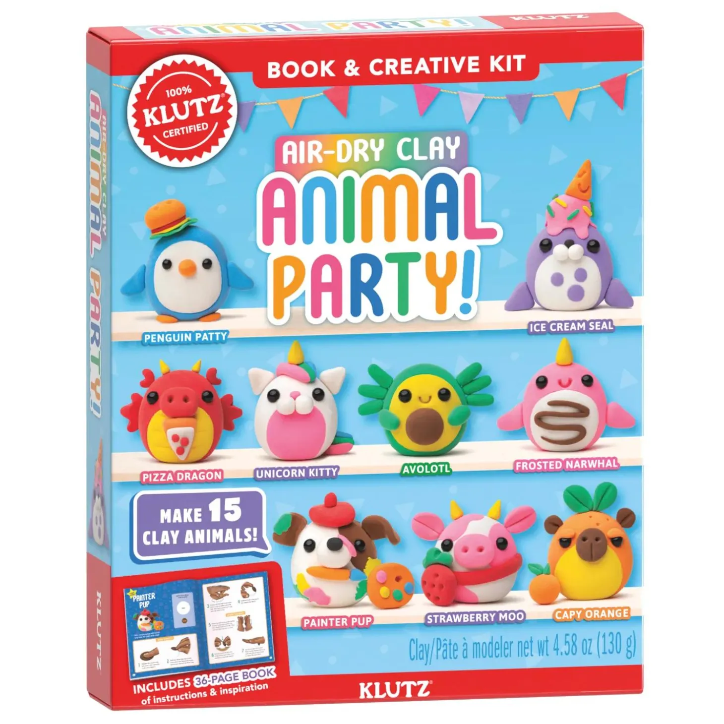 Klutz Air-Dry Clay Animal Party