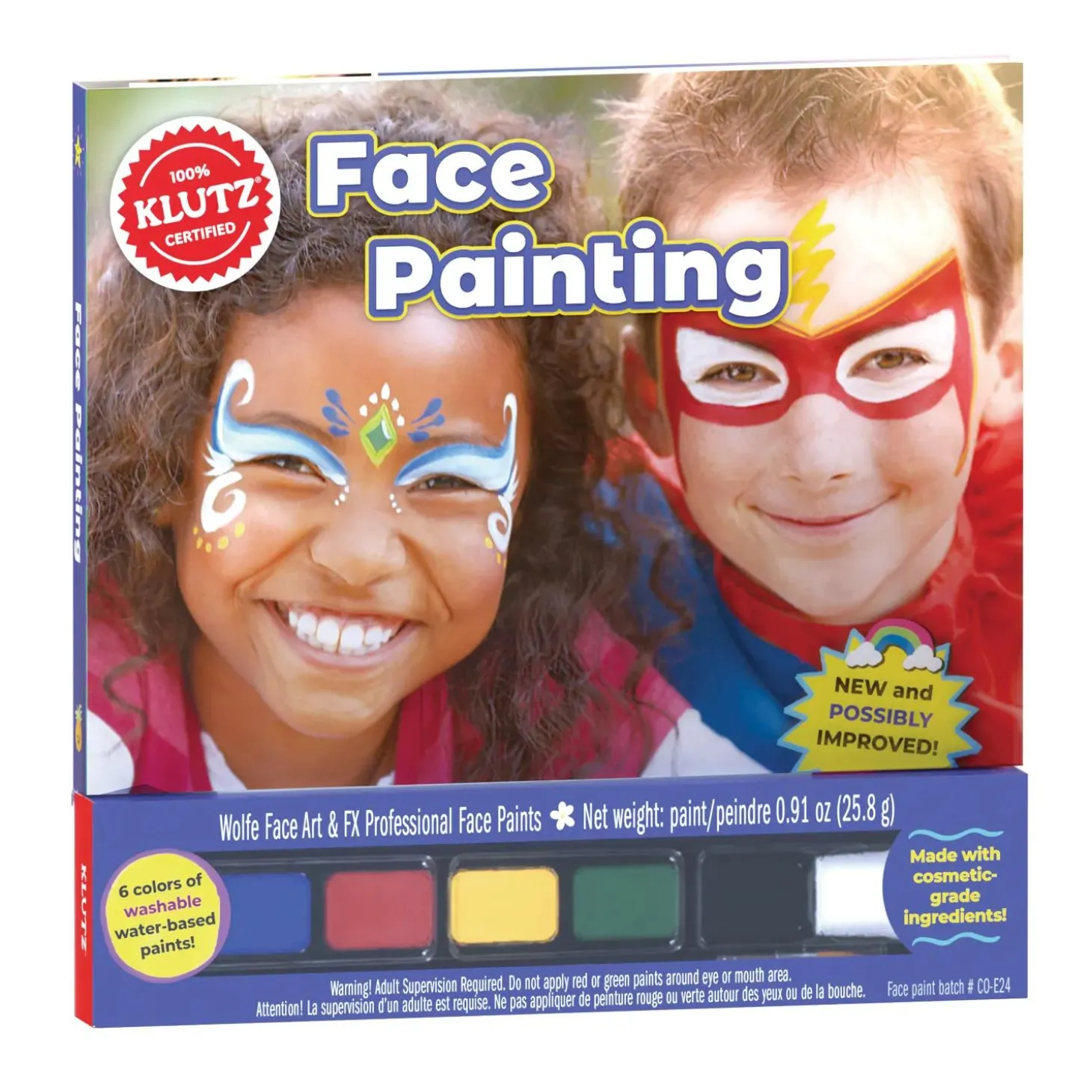KLUTZ Face Painting Kit – All-in-One Creative Party Set