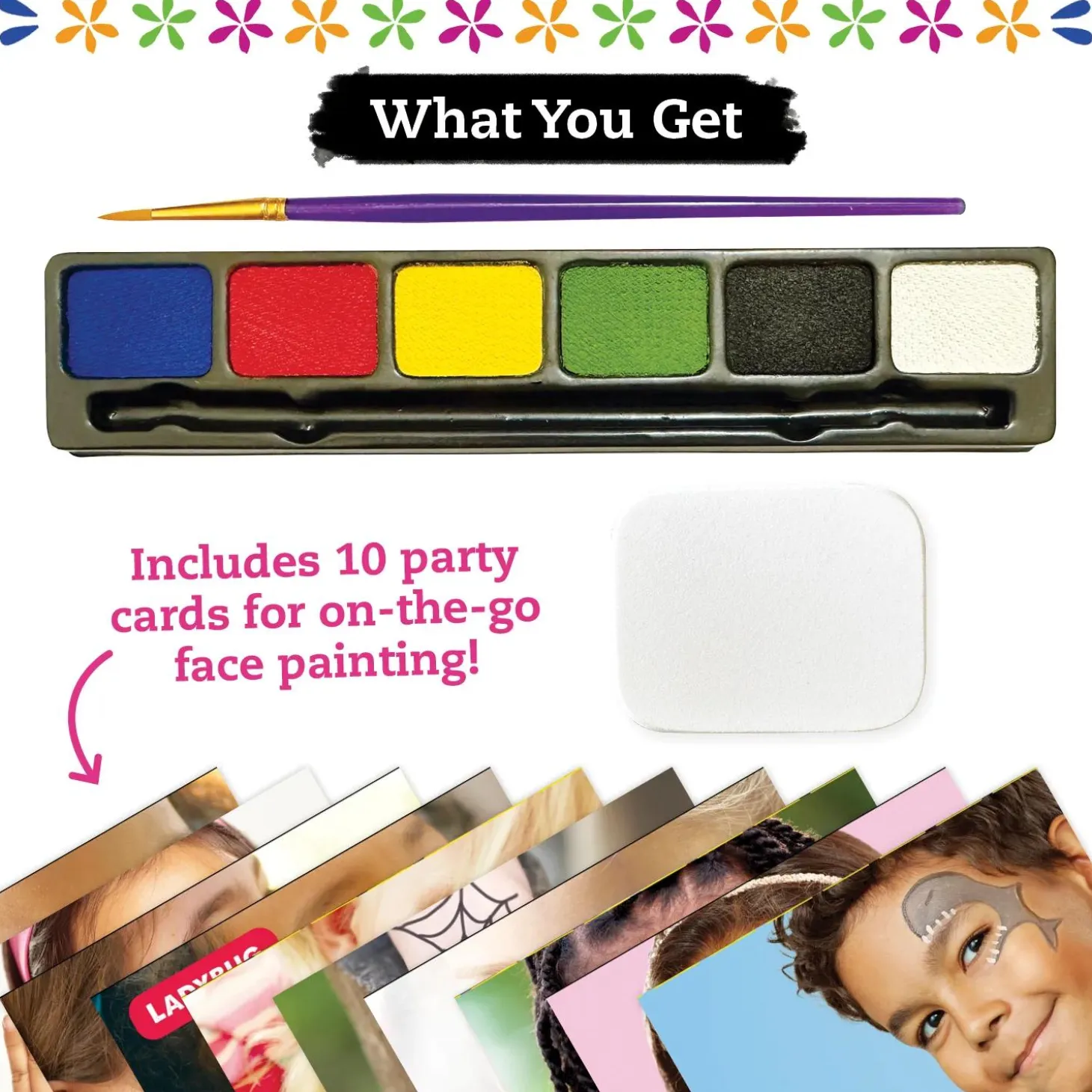 KLUTZ Face Painting Kit – All-in-One Creative Party Set