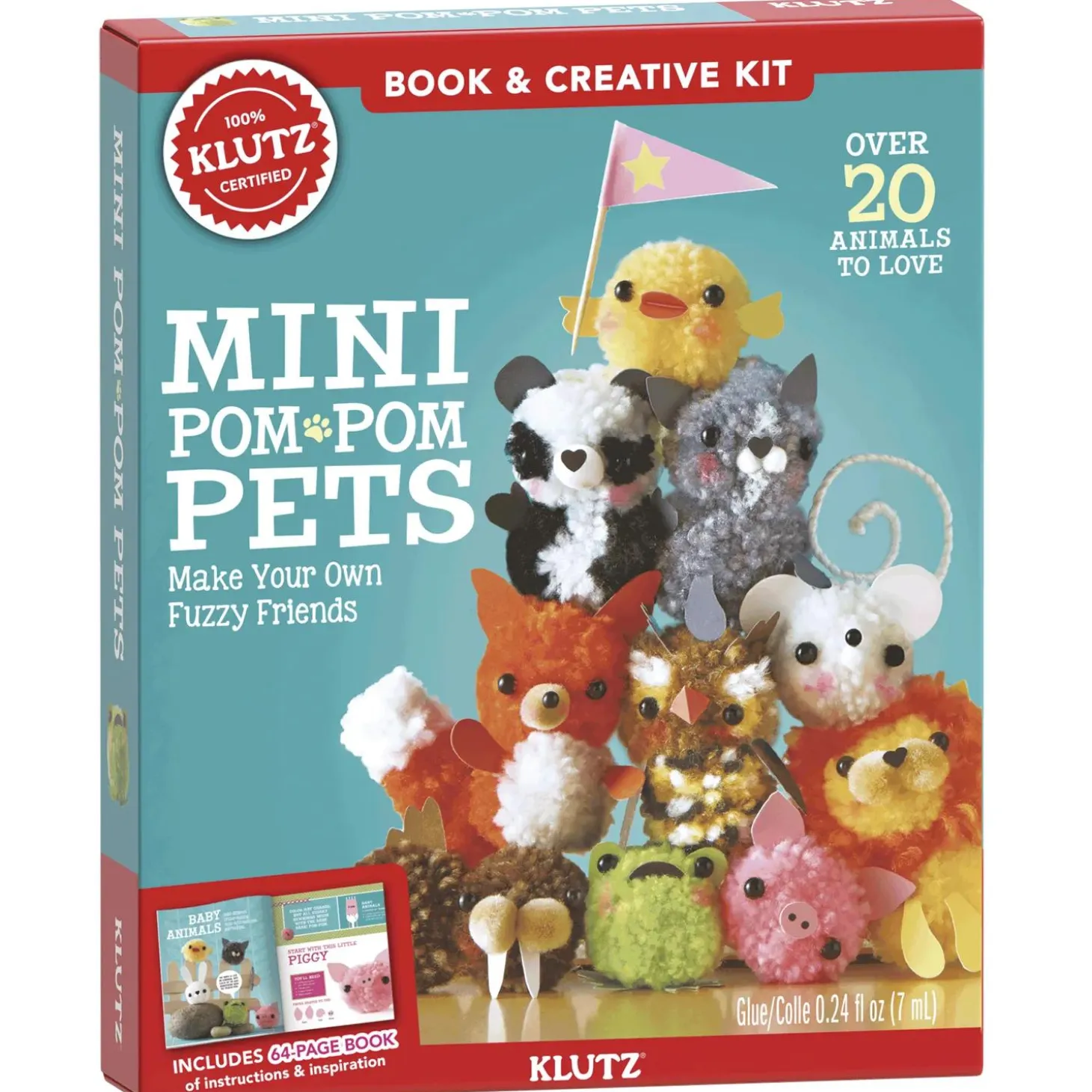 KLUTZ Mini Pom-Pom Pets Kit