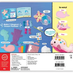KLUTZ My Cat Mermaid & Friends Beginner Sewing Kit