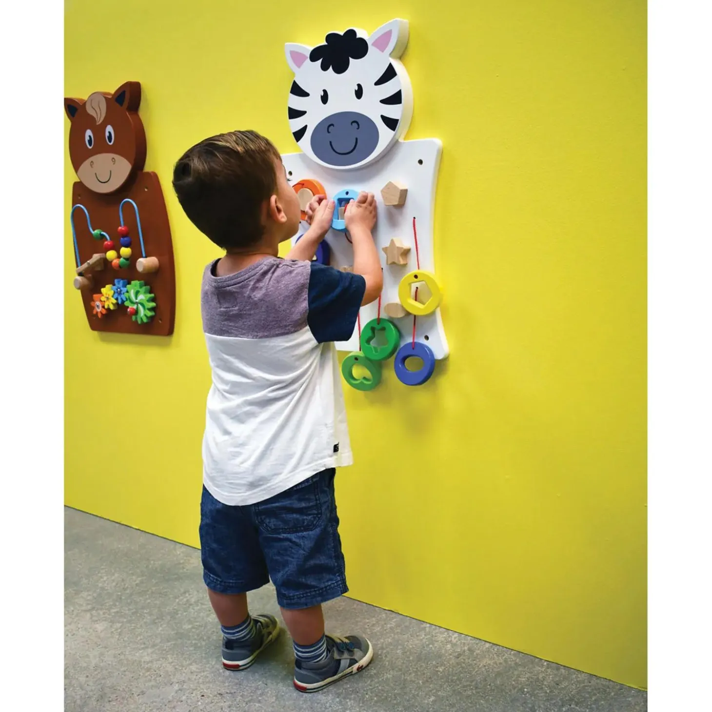 Learning Advantage Zebra Activity Wall Panel