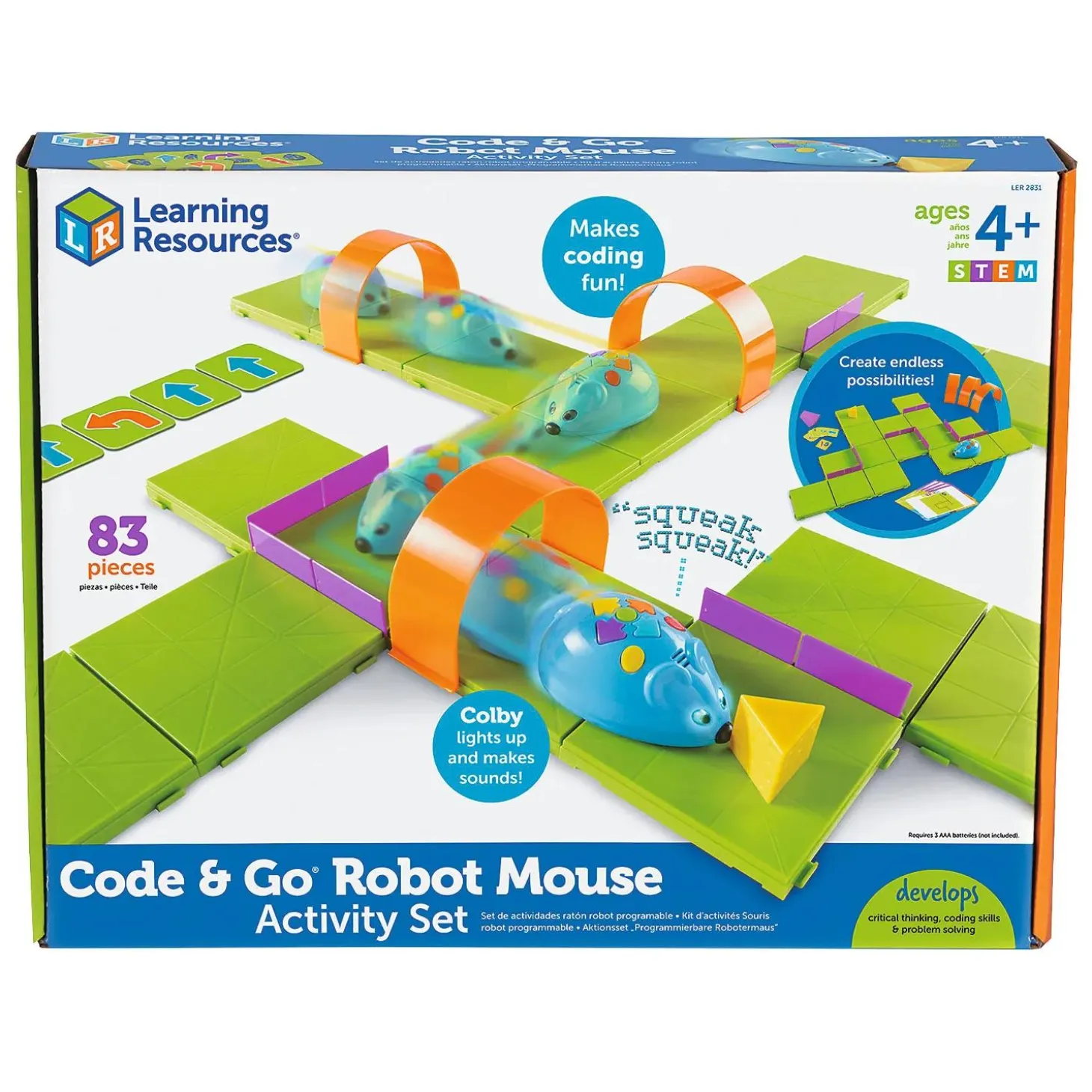 Learning Resources® Code & Go™ Robot Mouse STEM Activity Set