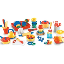 Learning Resources Pretend & Play Kitchen Set of 76 Pcs