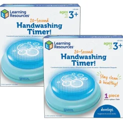 Learning Resources 20-Second Handwashing Timer: Set of 2