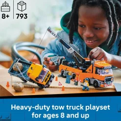 LEGO® City Heavy-Duty Recovery Tow Truck with Crane 60467