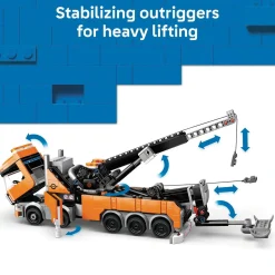 LEGO® City Heavy-Duty Recovery Tow Truck with Crane 60467