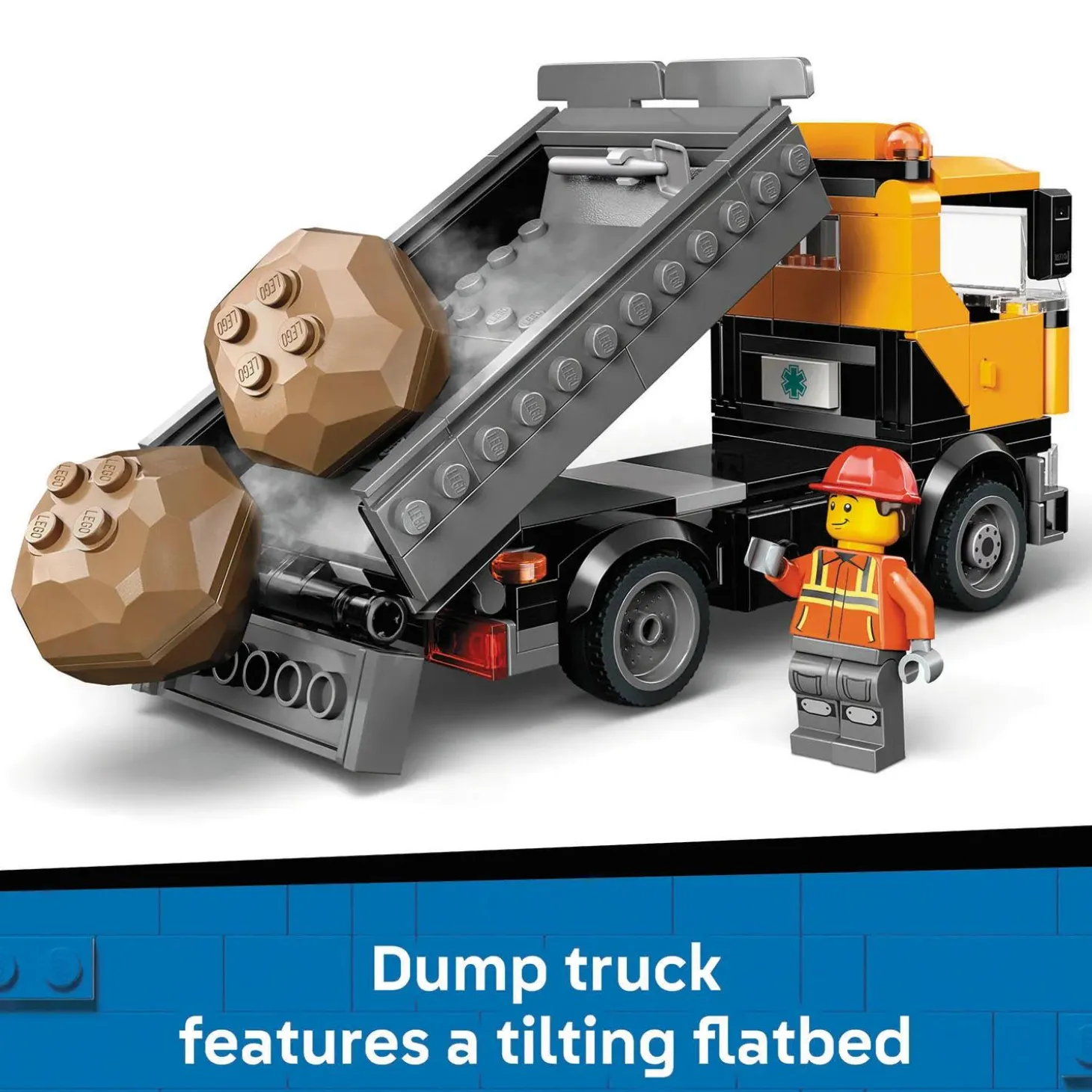 LEGO® City Heavy-Duty Recovery Tow Truck with Crane 60467