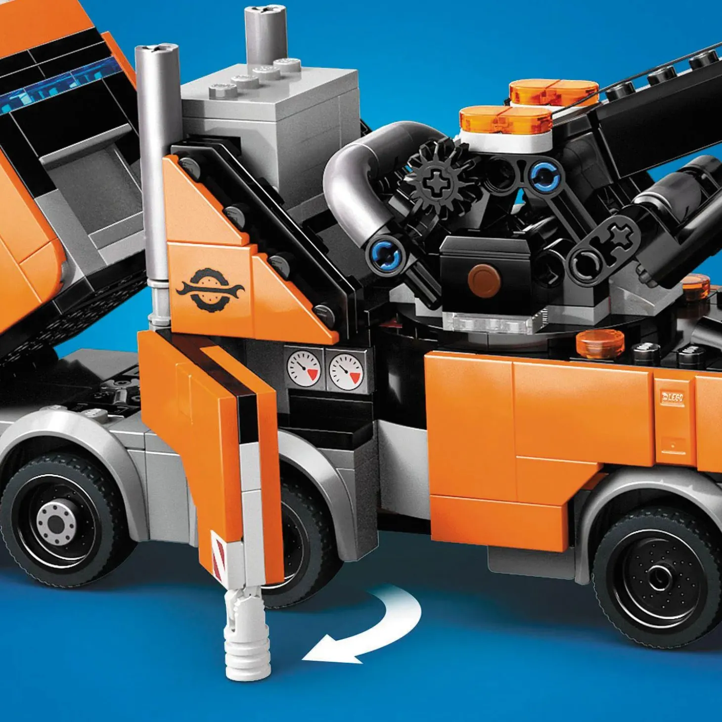 LEGO® City Heavy-Duty Recovery Tow Truck with Crane 60467