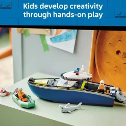 LEGO® City Police Boat Chase Building Toy 60456