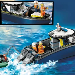 LEGO® City Police Boat Chase Building Toy 60456