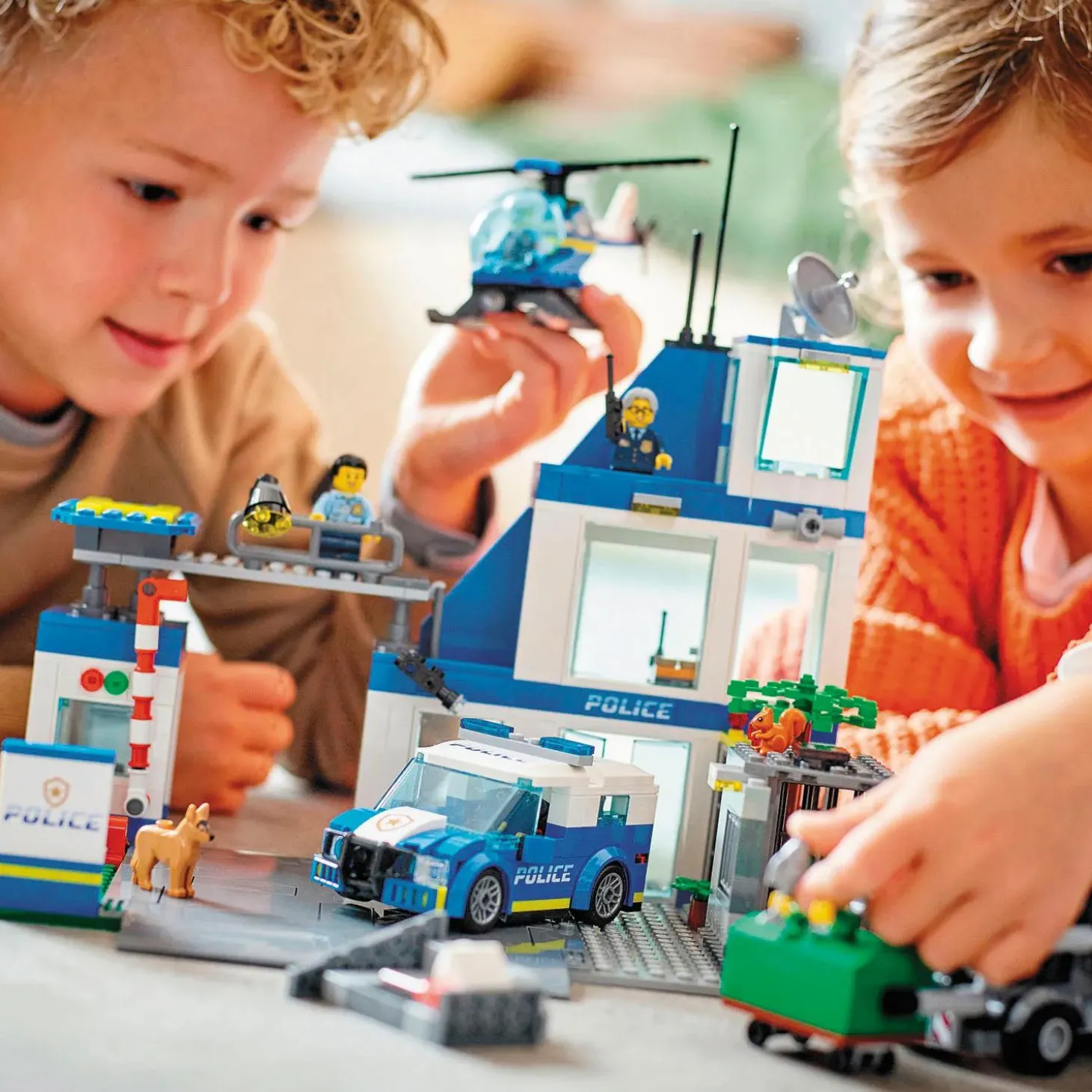 LEGO® City Police Station Truck Toy & Helicopter Set 60316