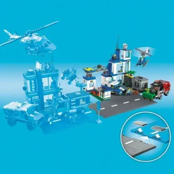LEGO® City Police Station Truck Toy & Helicopter Set 60316