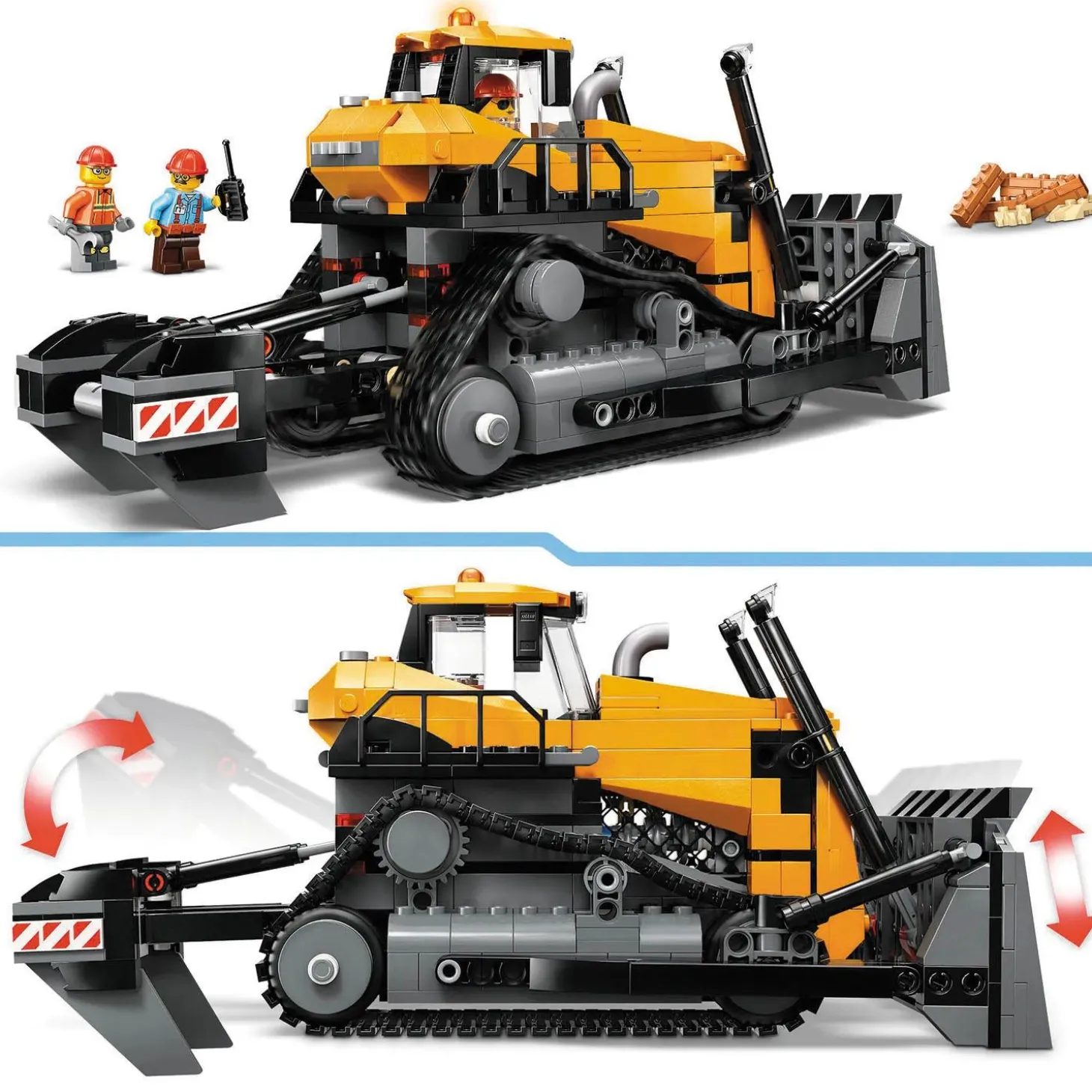 LEGO® City Yellow Bulldozer Construction Site 60466