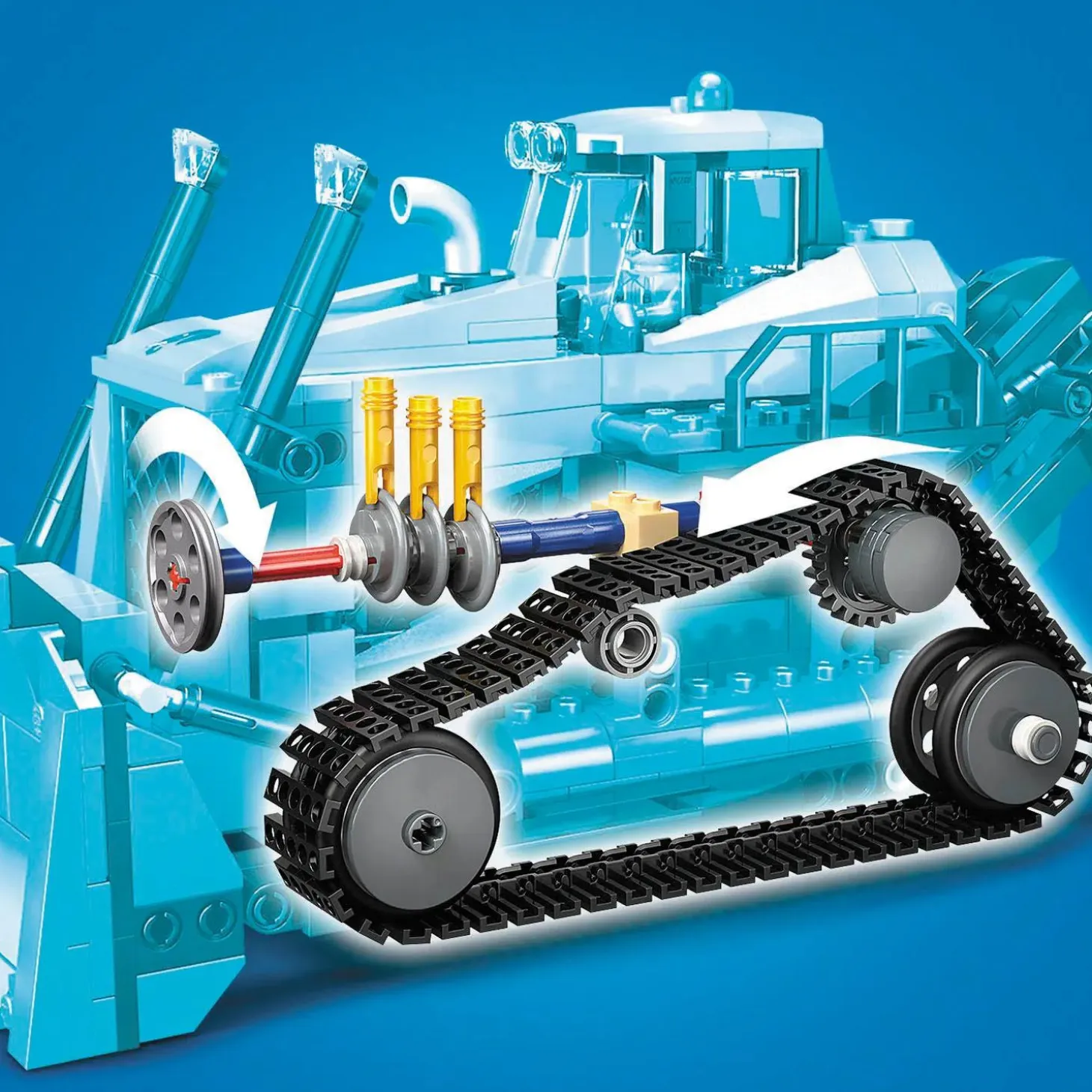 LEGO® City Yellow Bulldozer Construction Site 60466