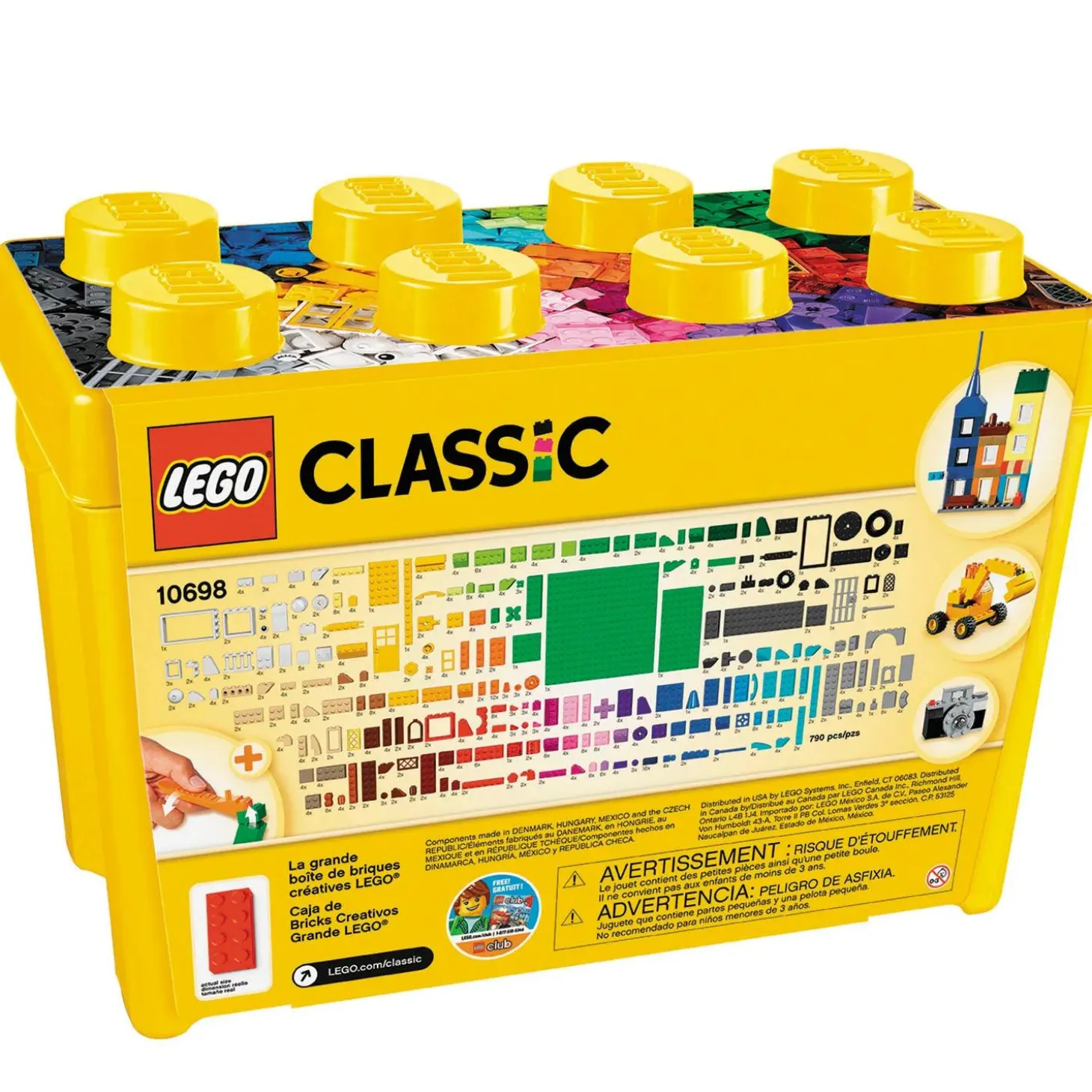 LEGO® Classic Large Creative Brick Box Building Kit 10698