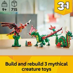 LEGO® Creator 3 in 1 Medieval Dragon Building Toy 31161