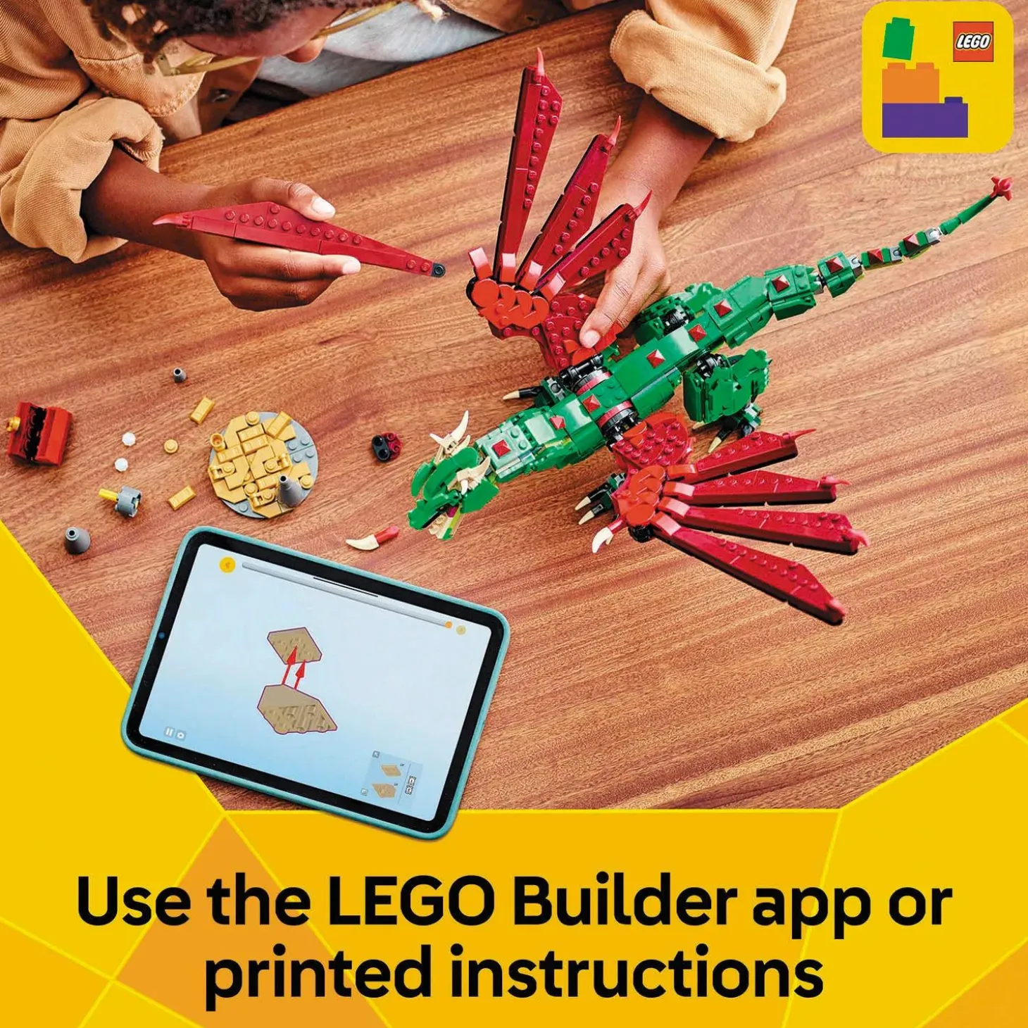 LEGO® Creator 3 in 1 Medieval Dragon Building Toy 31161