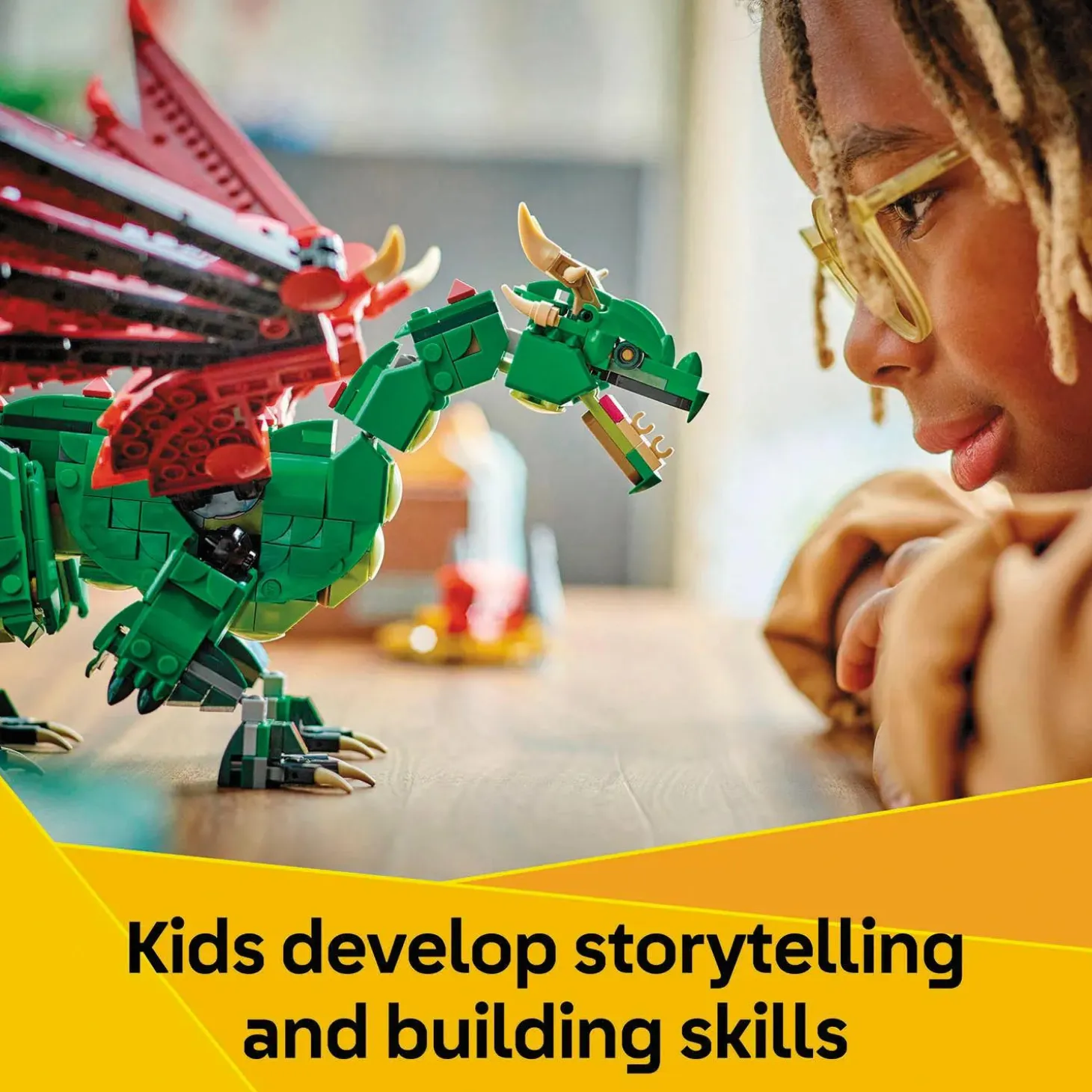 LEGO® Creator 3 in 1 Medieval Dragon Building Toy 31161