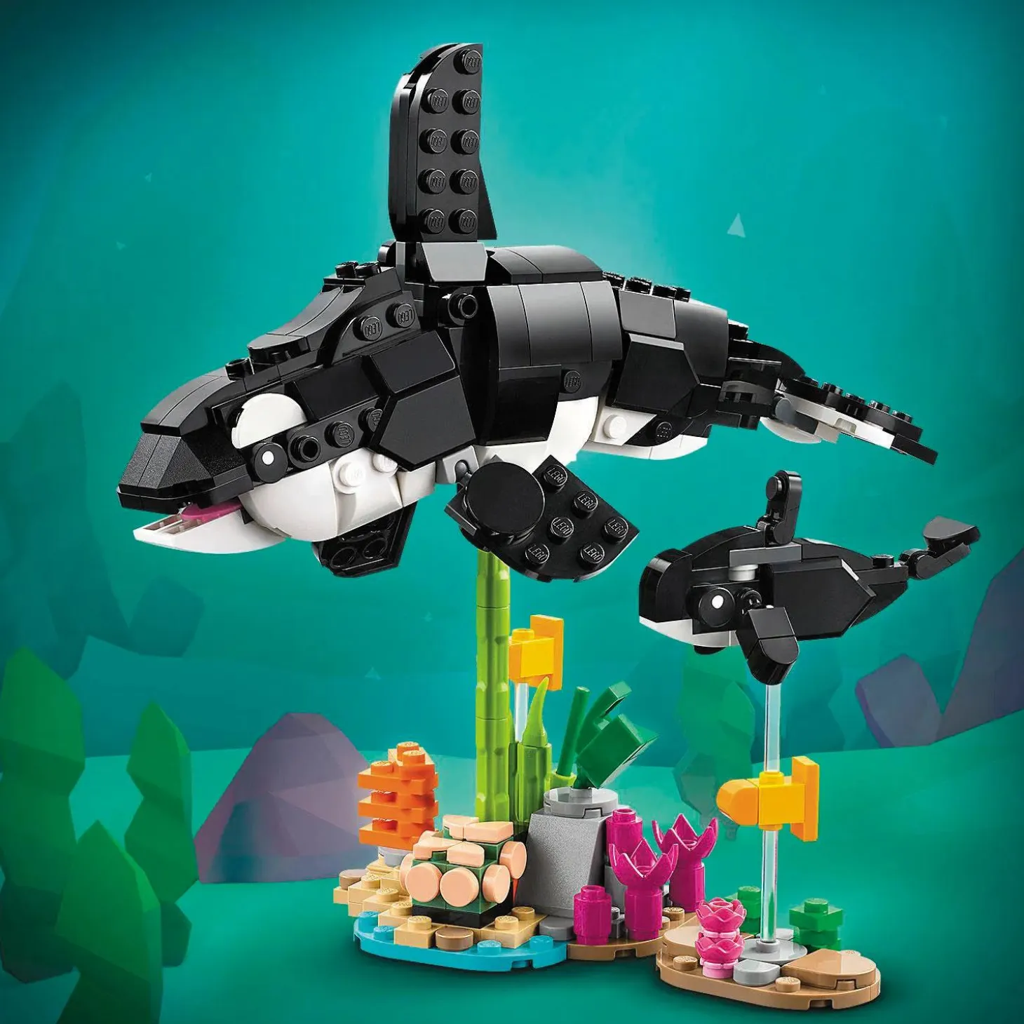 LEGO® Creator 3 in 1 Wild Animals: Panda, Penguin or Orca Set 31165