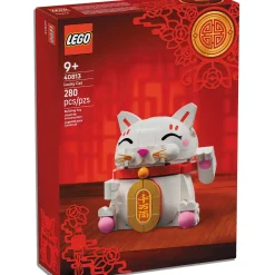LEGO® Lucky Cat Good Luck Decor Piece Building Kit 40813