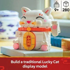 LEGO® Lucky Cat Good Luck Decor Piece Building Kit 40813