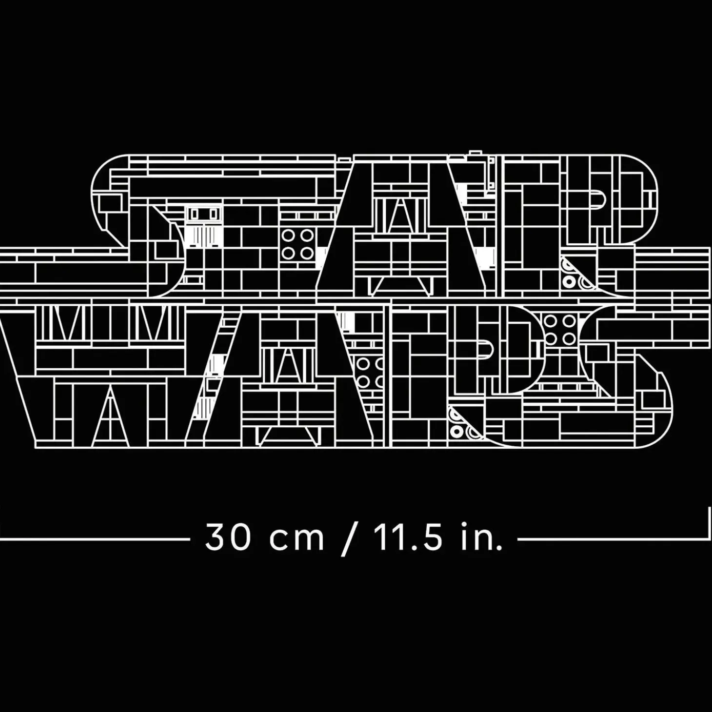 LEGO® Star Wars Brick-Built Star Wars Logo 75407