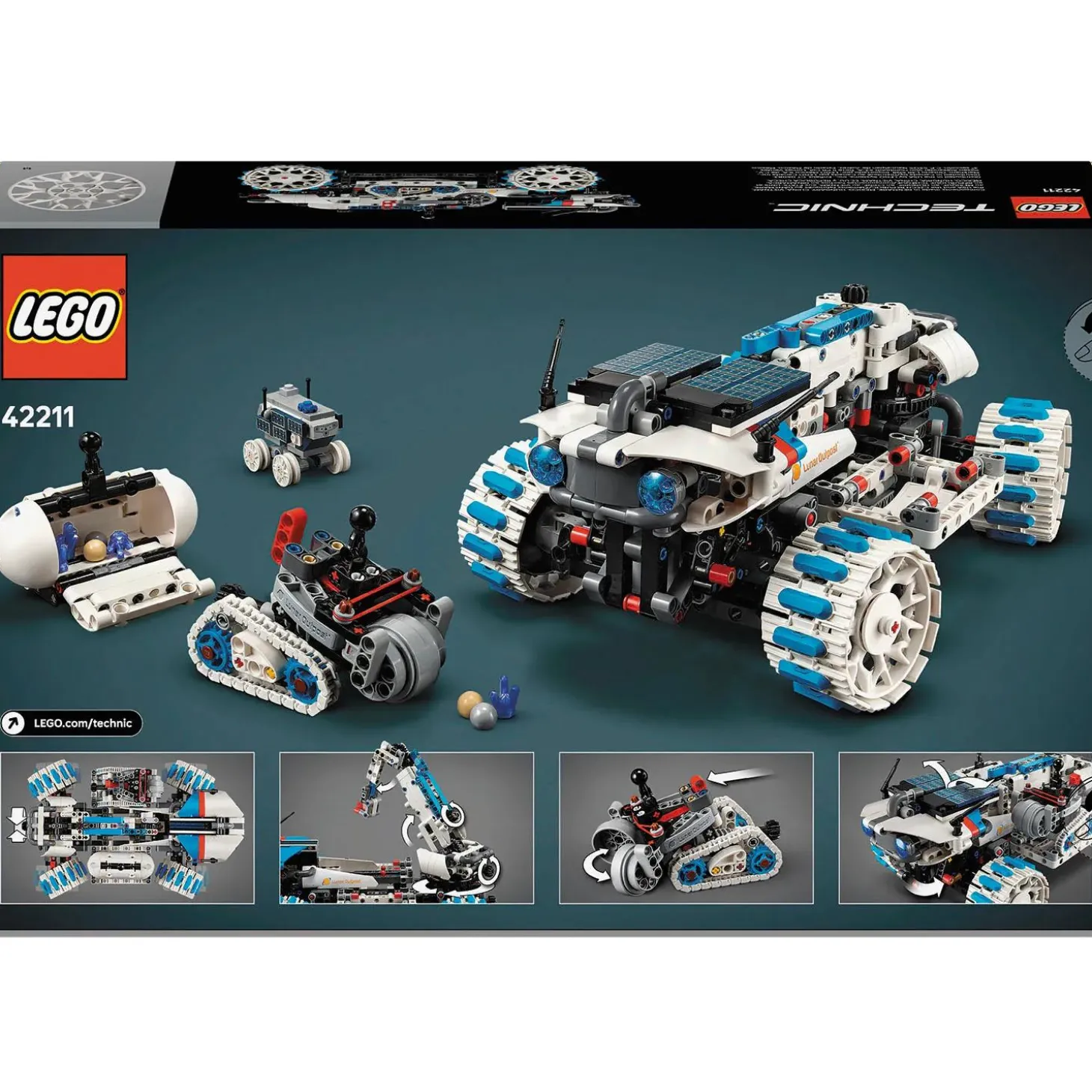LEGO® Technic Lunar Outpost Moon Rover Space Vehicle 42211