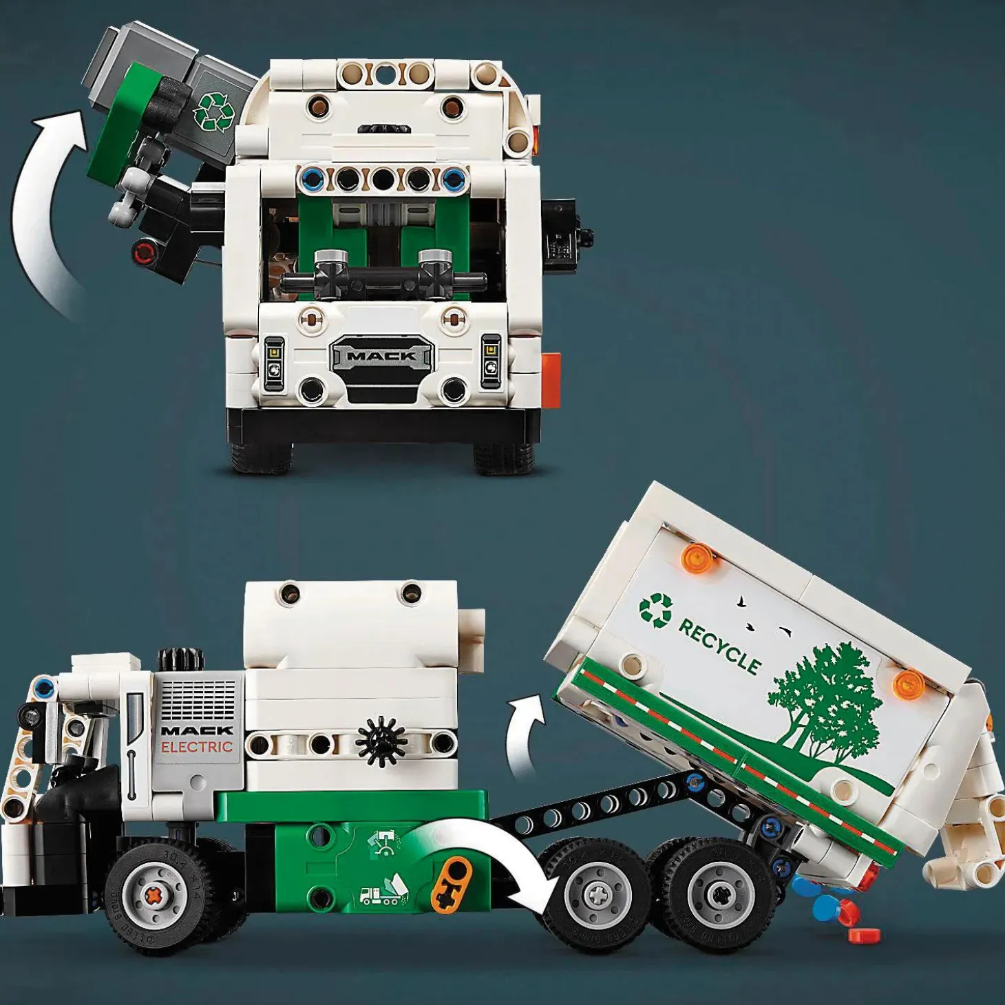 LEGO® Technic Mack LR Electric Garbage Truck Toy 42167