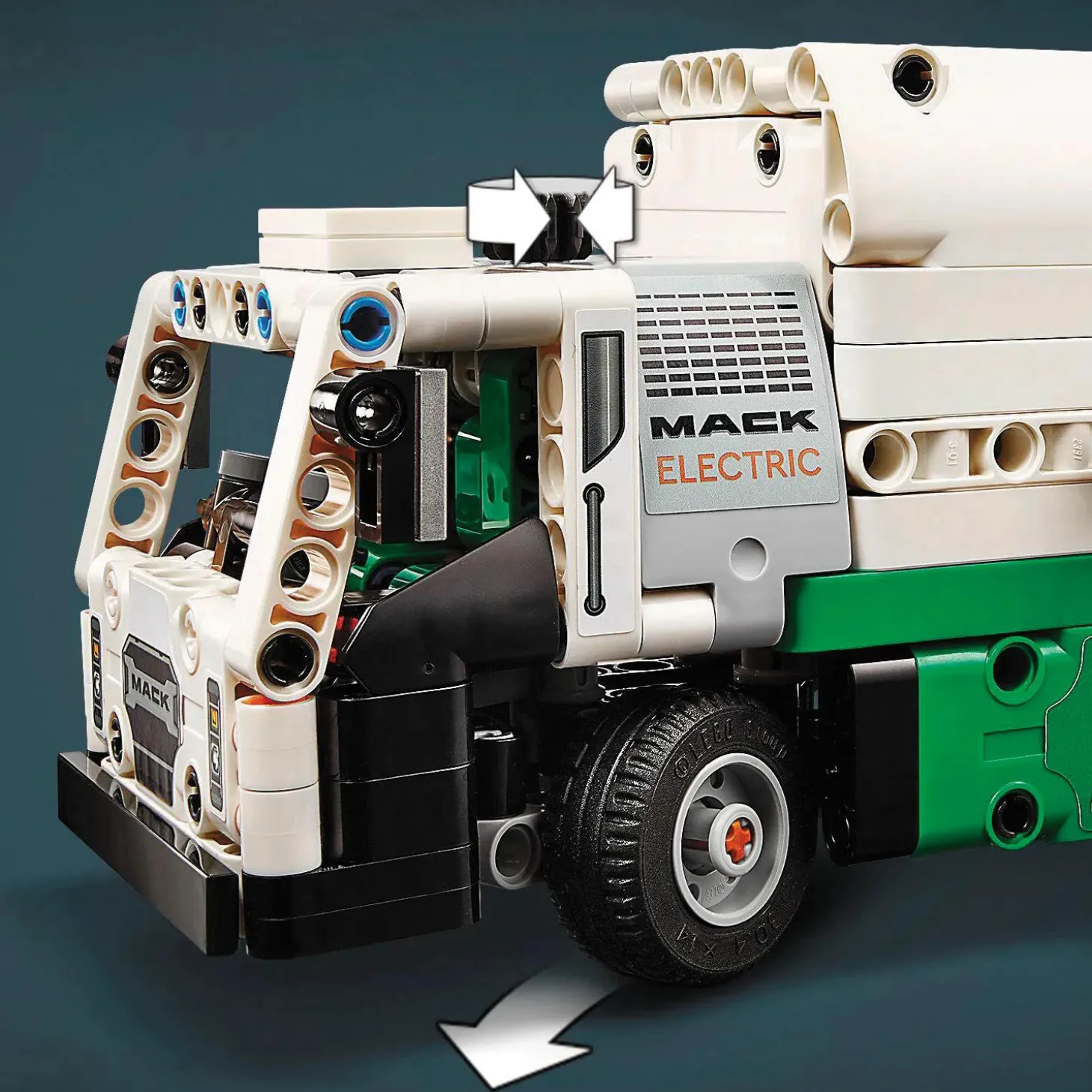 LEGO® Technic Mack LR Electric Garbage Truck Toy 42167