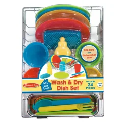 Lets Play House Wash & Dry Dish Set