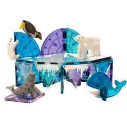 MAGNA-TILES® Arctic Animals 25-Piece Magnetic Construction Set, The ORIGINAL Magnetic Building Brand