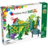 MAGNA-TILES® Dino World XL 50-Piece Magnetic Construction Set, The ORIGINAL Magnetic Building Brand
