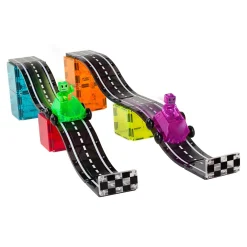 MAGNA-TILES® Downhill Duo 40-Piece Magnetic Construction Set, The ORIGINAL Magnetic Building Brand