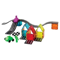 MAGNA-TILES® Downhill Duo 40-Piece Magnetic Construction Set, The ORIGINAL Magnetic Building Brand