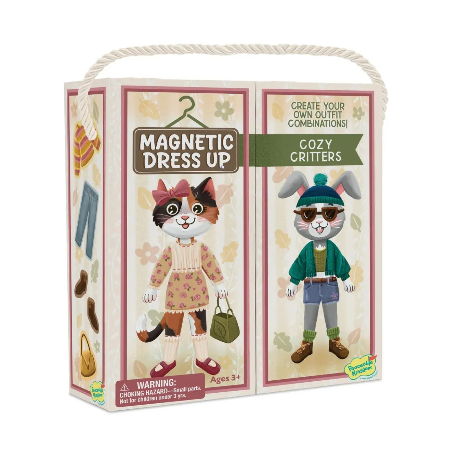 Magnetic Dress Up: Cozy Critters Playset