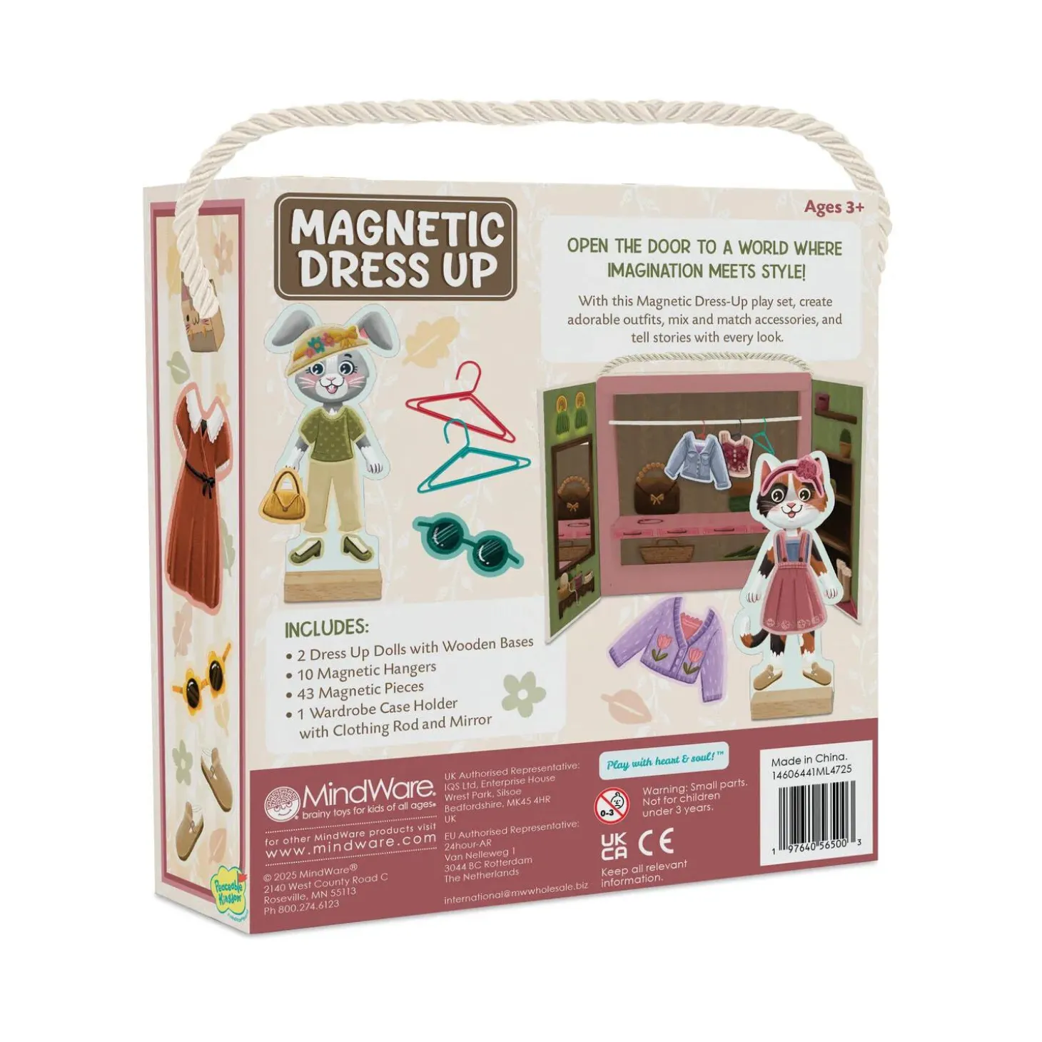 Magnetic Dress Up: Cozy Critters Playset