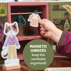Magnetic Dress Up: Cozy Critters Playset