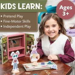 Magnetic Dress Up: Cozy Critters Playset