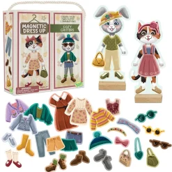 Magnetic Dress Up: Cozy Critters Playset