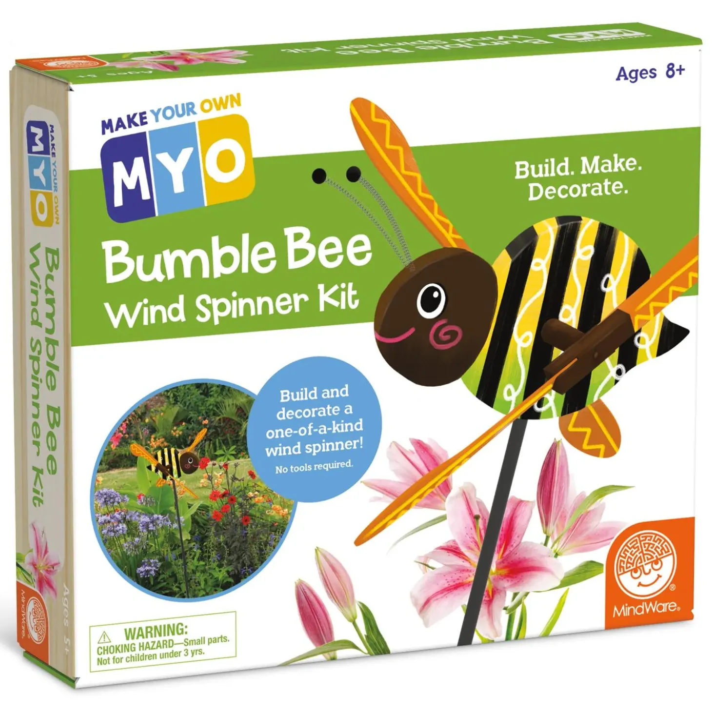 Make Your Own Bumble Bee Wind Spinner Craft Kit