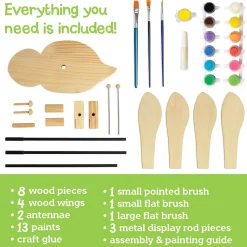 Make Your Own Bumble Bee Wind Spinner Craft Kit