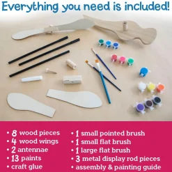 Make Your Own Dragonfly Wind Spinner Craft Kit