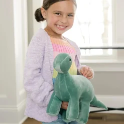 Manhattan Toy Velveteen Dino Jade Brontosaurus Stuffed Animal