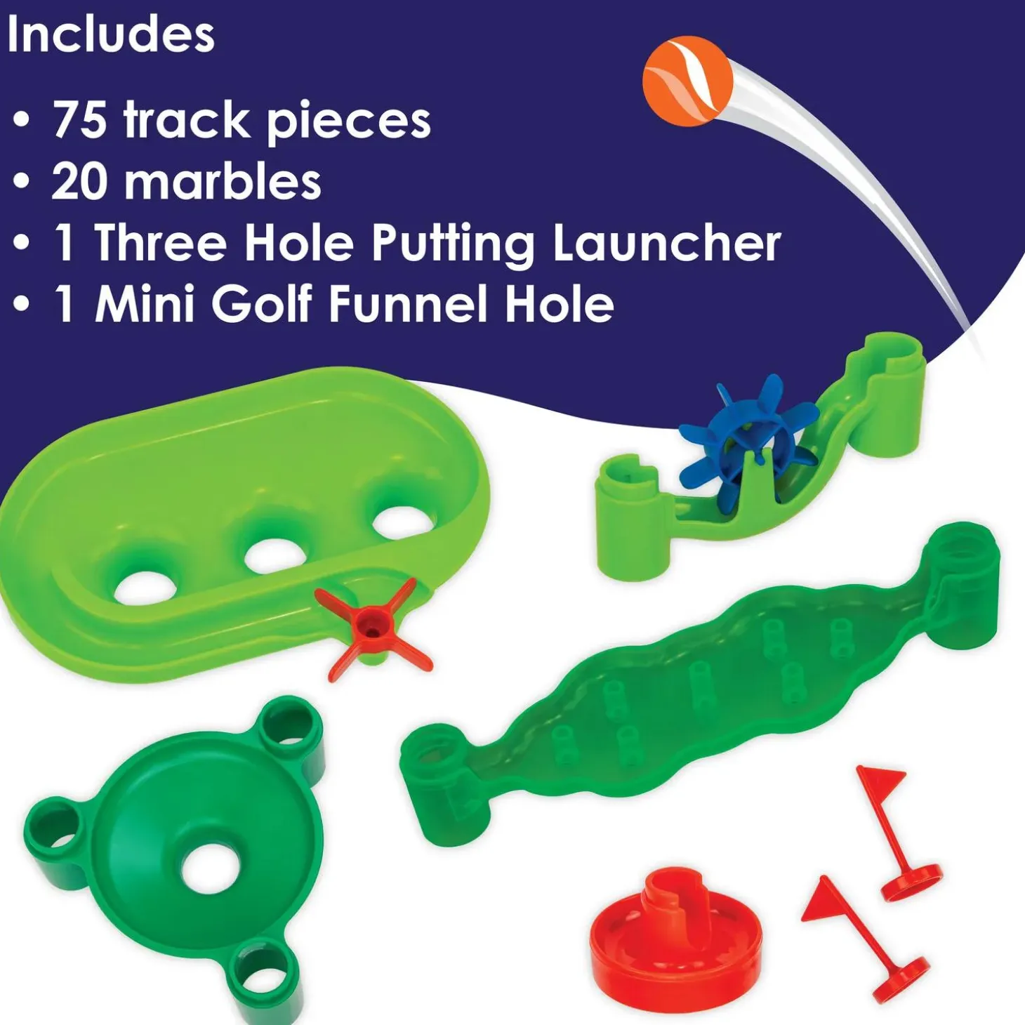 Marble Run Mini Golf Building Toys Set