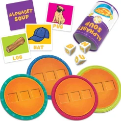 Math Sandwich & Alphabet Soup Games: Set of 2