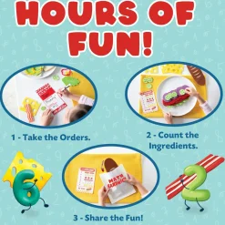 Math Sandwich Peaceable Kingdom Preschool Math Game